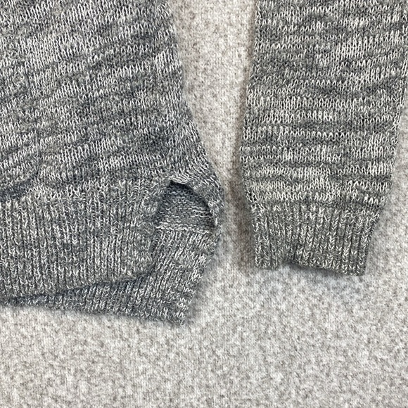 Hollister cardigan sweater S chunky buttons heathered gray grandpacore unisex - Picture 3 of 10